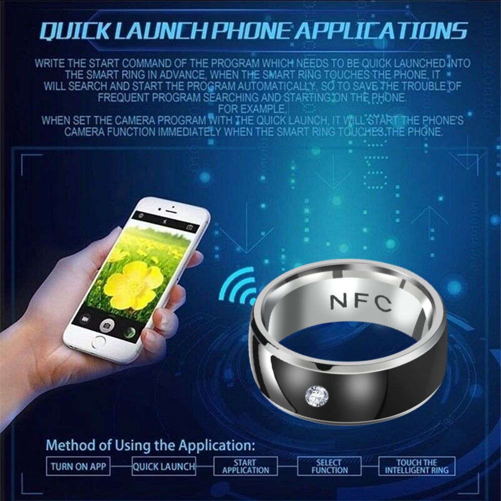 NFC الذكية البنصر ، ذكي ارتداء - مراجعة Smart Ring Nfc Pay وسعره