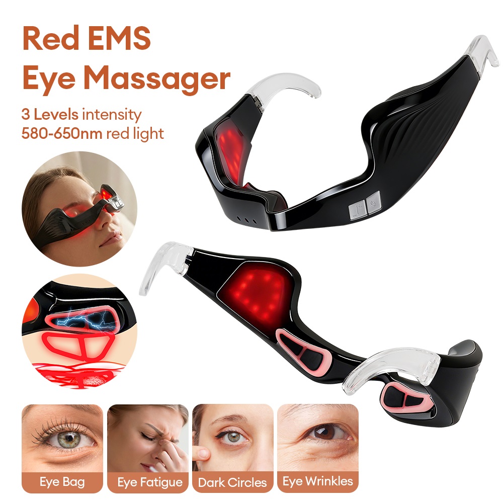 جهاز تدليك العين الكهربائي بال - مراجعة Light Therapy Glasses وسعره