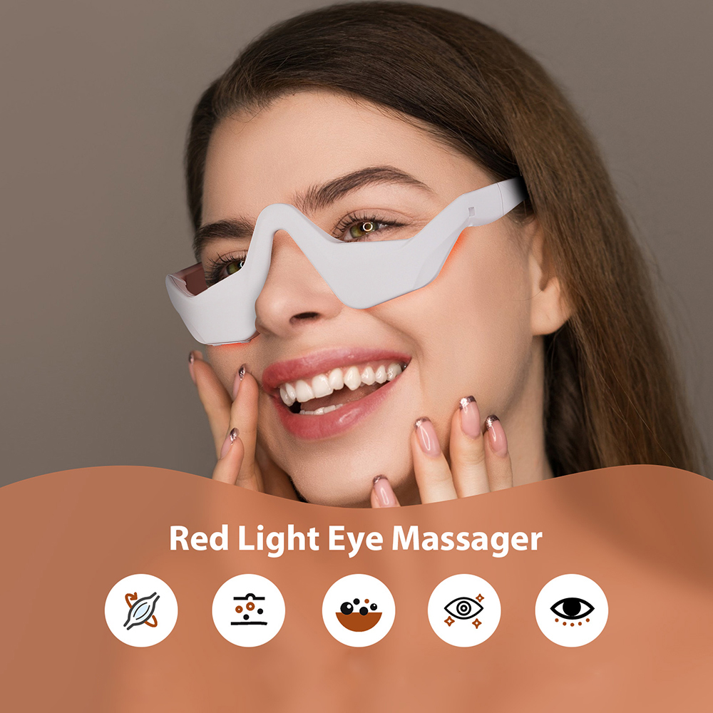 جهاز تدليك العين ثلاثي الأبعاد - مراجعة Light Therapy Glasses وسعره