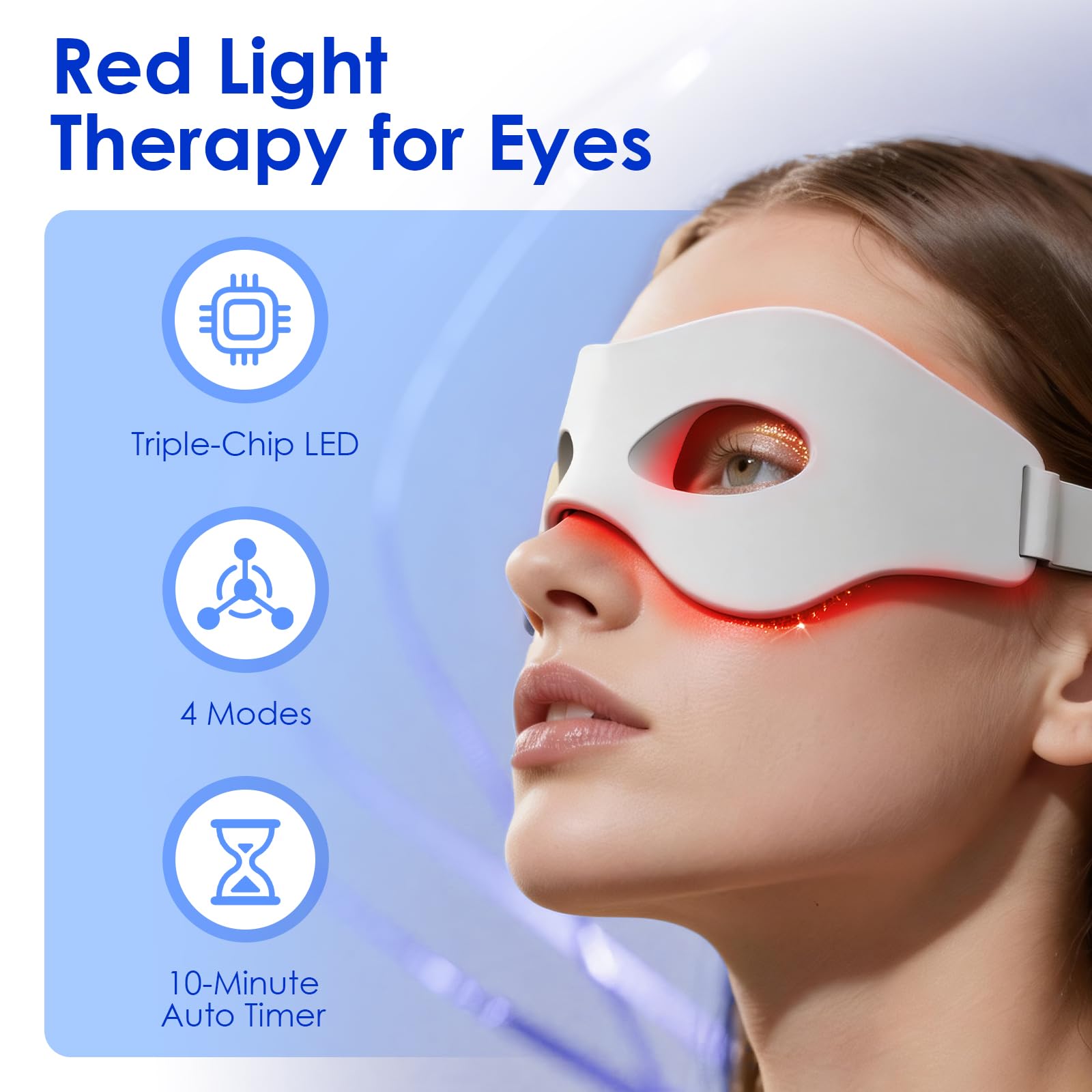 جهاز تدليك العين بالضوء الأحمر - مراجعة Light Therapy Glasses وسعره