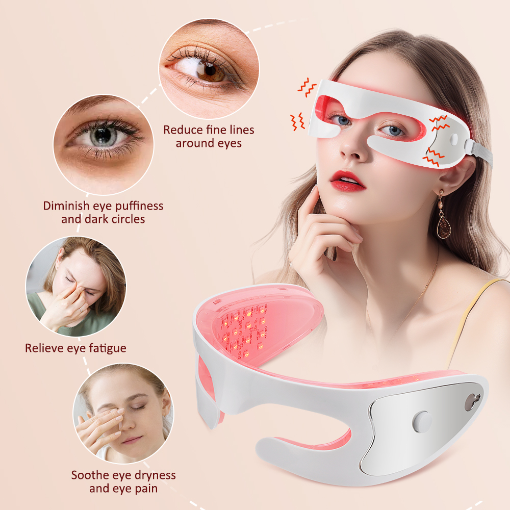 EMS الضوء الأحمر العين مدلك عي - مراجعة Light Therapy Glasses وسعره
