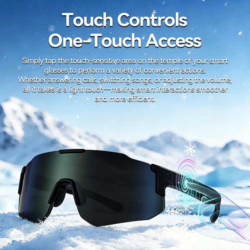 نظارات شمسية رياضية ذكية مزودة - مراجعة Smart Glasses Lens وسعره